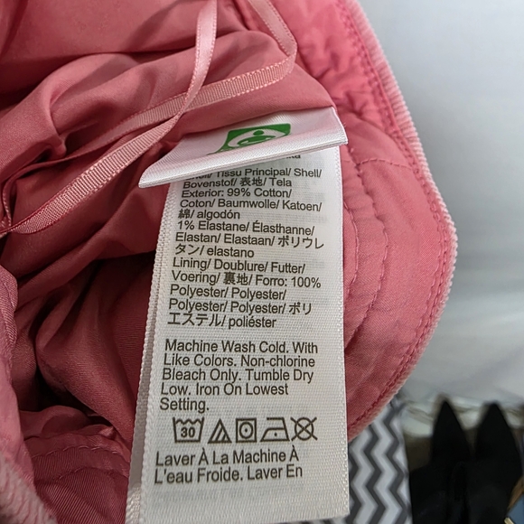 J. Crew Womens Pink Corduroy Knee Length Skirt Size 10 - Picture 7 of 7